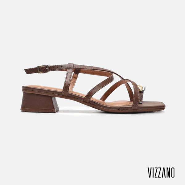 Elegant Vizzano Brown Strappy Sandals